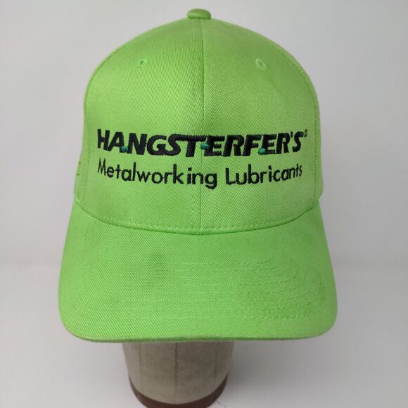 Hangsterfers Metalworking Lubricants Baseball Cap Embroidered Green Flexfit L/XL - Picture 3 of 13